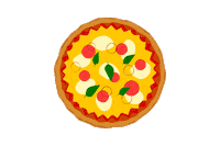 paytoeat pizza love Eating pizza delivery app food app Sticker