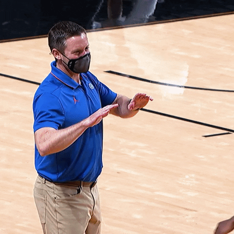 Happy College Basketball GIF by Florida Gators