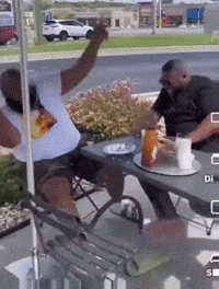 Dinner Laughing GIF