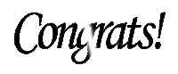 Congratulation Sticker