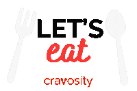 Lets Eat Eating Sticker by Cravosity