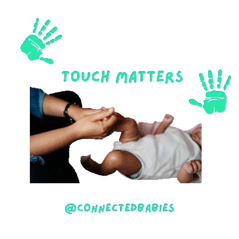 Nurture Babymassage Sticker by Connected Babies