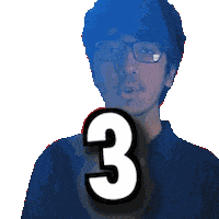 Numero Tres Number Sticker