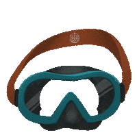bracenet ocean fish diving goggles Sticker