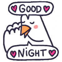 Good Night Sticker by Eledraws (Eleonore Bem)