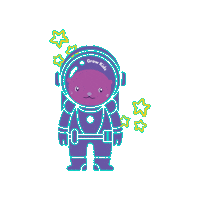 Space Astronaut Sticker by Grow Kids