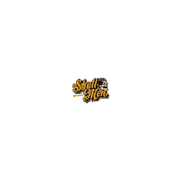 SkullMen logo hair skull men Sticker