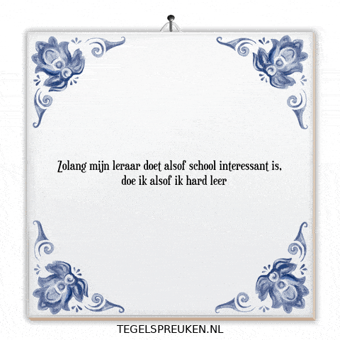School Humor GIF by Tegelspreuken.nl