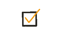 Check Minimalism Sticker by Bundesschülervertretung