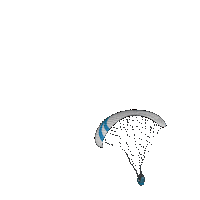 Fly Paragliding Sticker by SUPAIR