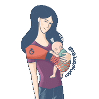 Mom Mama Sticker by Nidos Y Nudos