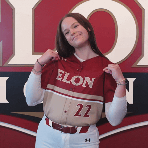 College Athletics Ncaa Softball GIF by Elon Phoenix