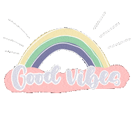 Good Vibes Rainbow Sticker