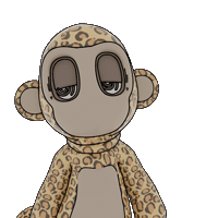 Monkey Sticker