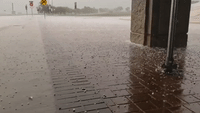 Large Hailstones Pelt Down in Central Texas, Amid Severe Thunderstorm Warning