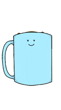 samburosmakesstuff coffee morning bubbles bubbling Sticker