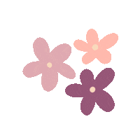 snwahida flower bloom bunga pinkpxstel Sticker
