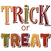 Trick Or Treat Halloween Sticker