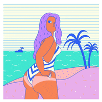 summer girls GIF by Jade Xuan Wu