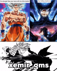 Garou Goku Ultra Instinct GIF
