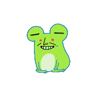 Happy Frog Sticker