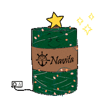 Happy Merry Christmas Sticker by Navita