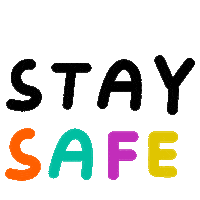 Rainbow Stay Home Sticker