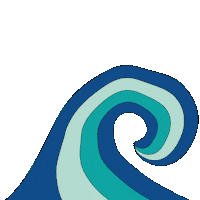 Rainbow Wave Sticker by Woodka
