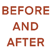 Before And After Reveal Sticker