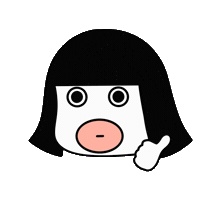 Girl くちびる Sticker