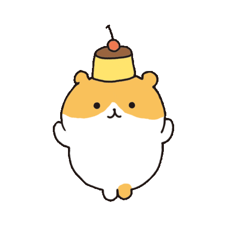 uetsukiemily giphyupload illustration hamster illust Sticker