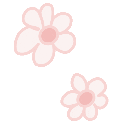 Pink Flower Sticker by Niyu studio - Milan