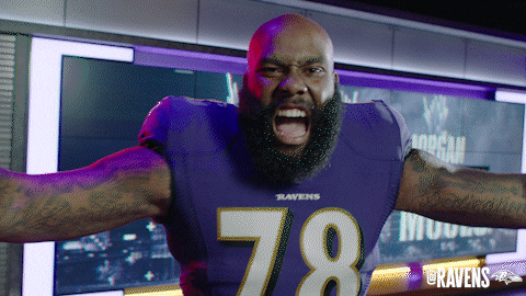 Angry Football GIF by Baltimore Ravens