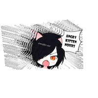 Angry Kitten Sticker
