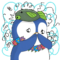 Scared Mental Health Sticker by Pudgy Penguins