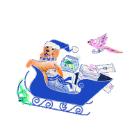 Chewy Claus Sticker by Chewy