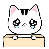 Sad Box Sticker