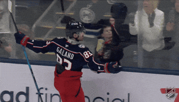 Happy Columbus Blue Jackets GIF by NHL