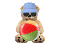 Teddy Bears Summer Sticker
