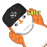 Happy Birthday Sticker by Pudgy Penguins