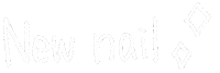 Nail 文字 Sticker