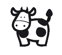 AGRICOW animals italy cow italia Sticker