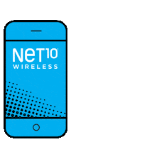 Net10Wireless phone 10 service cell Sticker