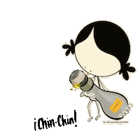 Christmas Champagne Sticker by Muxotepotolobat
