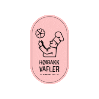 Food Dessert Sticker by Høibakk Vafler