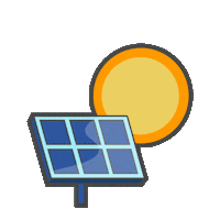 Nexamp solar solarenergy solarpower nexamp Sticker