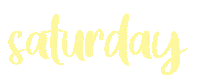 Saturday Weekday Sticker