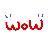 Wow Sticker