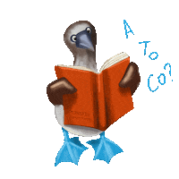 Bird Book Sticker