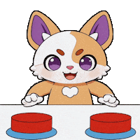 Cat Love Sticker by Debellum